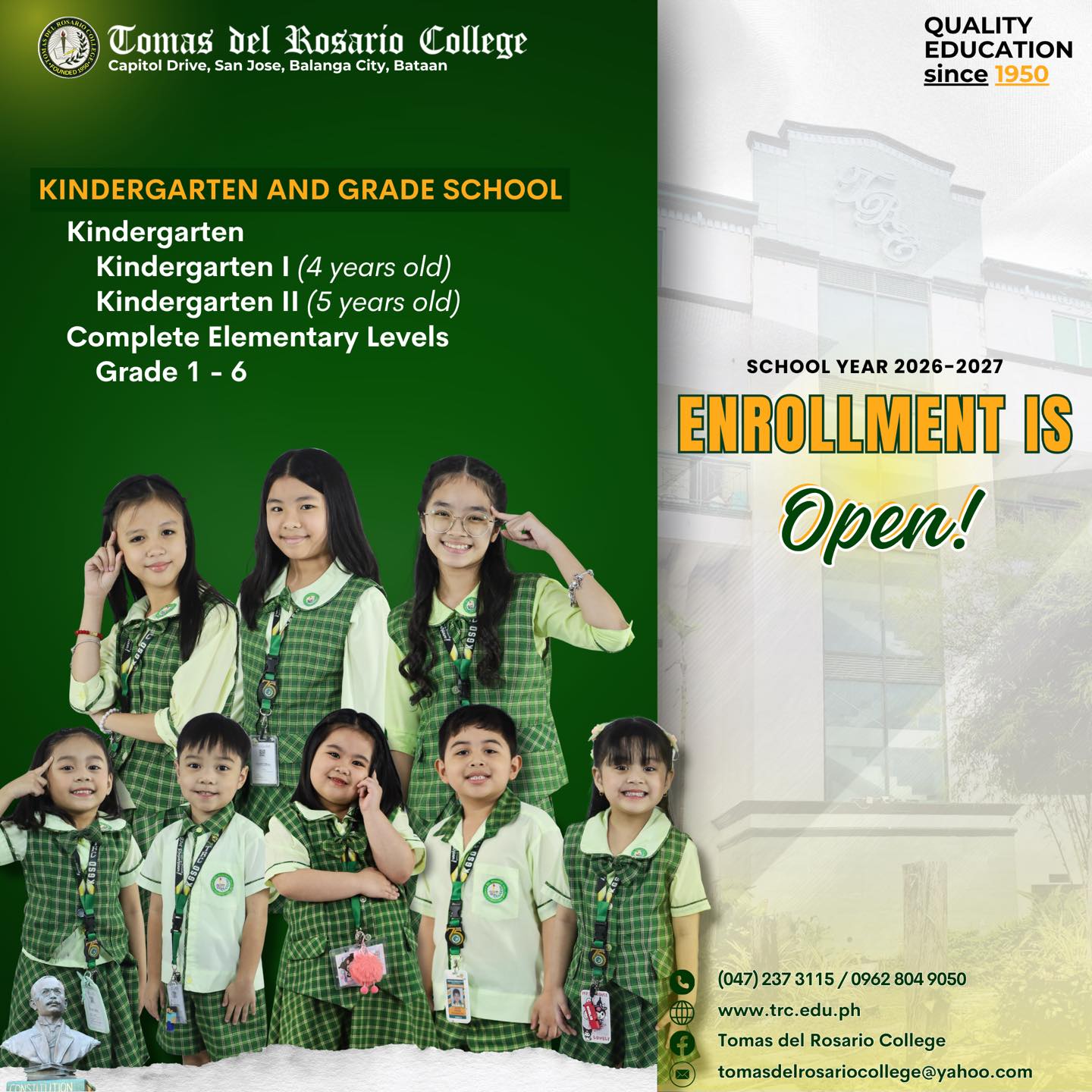 Admission and Enrollment is Now Ongoing for SY 2026-2027