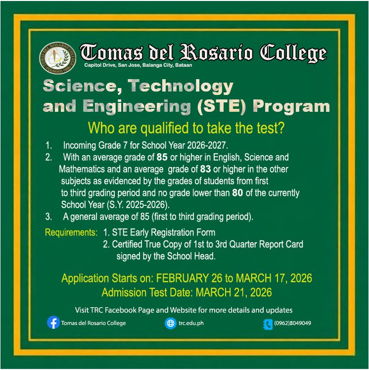 Science, Technology, and Engineering (STE) Requirements
